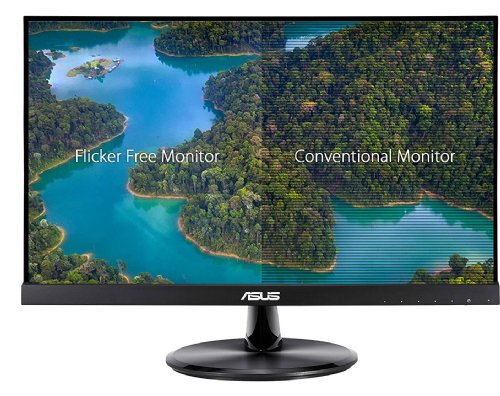 ASUS VP229Q 21.5" Monitor, 1080P Full HD, 75Hz, IPS, FreeSync/Adaptive-Sync, Eye Care, HDMI DisplayPort VGA, Frameless, VESA Wall Mountable...