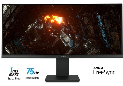 ASUS 29" 1080P Ultrawide HDR Monitor (VP299CL) - 21:9 (2560 x 1080), IPS, 75Hz, 1ms, USB-C w/ 15W Power Delivery, FreeSync, Eye Care Plus, HDR-10, VESA Mountable...