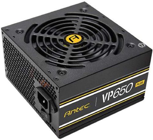 Antec VP Plus Series VP650 Plus 650W ATX12V / EPS12V 80 Plus Certified Non-Modular Active PFC Power Supply, 85% efficient and is 80 Plus standard certified...(VP650 PLUS)