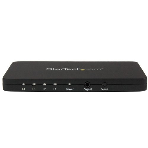 Startech Switch between four HDMI sources on a single HDMI display, with support for MHL and video resolutions up to 4K - HDMI switch - HDMI switcher - HDMI selecto...