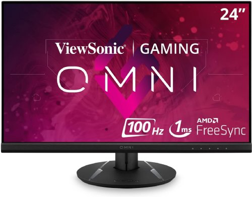 ViewSonic Omni VX2416 24 Inch 1080p 1ms 100Hz Gaming Monitor with IPS Panel, AMD FreeSync, Eye Care, HDMI and DisplayPort , Black...