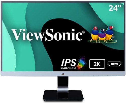 ViewSonic VX2478-SMHD 24 Inch 1440p Frameless IPS Widescreen LED Monitor with HDMI and DisplayPort...
