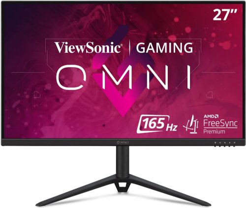 ViewSonic Omni VX2728J 27" Gaming Monitor, 165hz 0.5ms, 1080p, IPS with FreeSync Premium, Advanced Ergonomics, HDMI, DisplayPort...