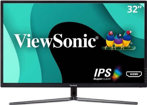 ViewSonic 32 Inch Widescreen IPS WQHD 1440p Monitor with 99% sRGB Color Coverage HDMI VGA and DisplayPort...(VX3211-2K-MHD)