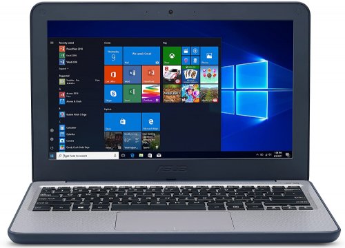 ASUS Dark Blue, Intel Dual-Core Celeron N3350 1.1GHz (up to 2.4GHz), 4GB DDR3 (on board), 64GB eMMC, 11.6HD (1366 x 768), No Touch Screen, Intel HD, Win10 Pro. V...