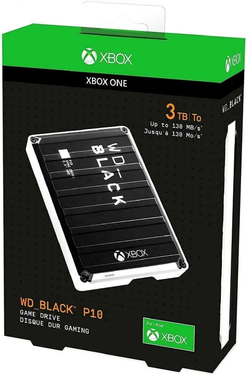 Western Digital Black 3TB P10 Game Drive for Xbox One, Portable External Hard Drive with 2-Month Xbox Game Pass (WDBA5G0030BBK-WESN) ...