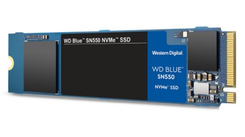 Western Digital  250GB Blue SN550 NVMe SSD Gen 3 PCIe M.2 2280, 5 Years Warranty (WDS250G2B0C) ...