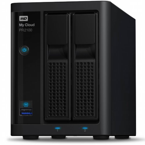 Western Digital My Cloud PR2100 20000 Networked Content Solutions (WDBBCL0200JBK-NESN) ...