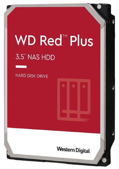 Western Digital Red Plus 3TB WD NAS Internal Hard Drive HDD - 5400 RPM, SATA 6 Gb/s, CMR, 128 MB Cache, 3.5"...