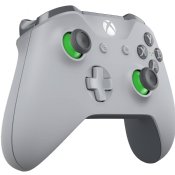 Microsoft Xbox Wireless Controller, Grey/Green (WL3-00060) ...