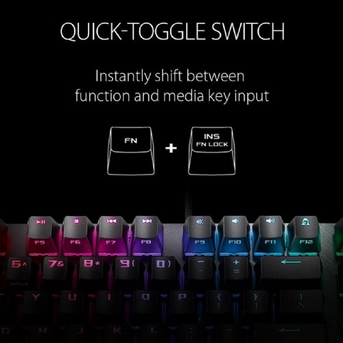 ASUS ROG Strix Scope TKL wired mechanical RGB gaming keyboard for FPS games, Cherry MX Brown switches, aluminum frame, Aura Sync lighting, 1 Year Warranty...