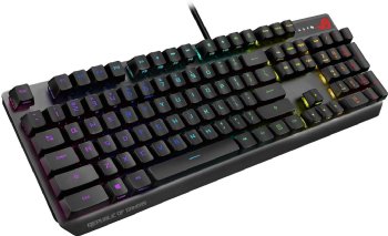 ASUS Mechanical Gaming Keyboard - ROG Strix Scope RX, Red Optical Mechanical Switches, USB 2.0 Passthrough, 2X Wider Ctrl Key for Greater FPS Precision, Aura Sync, Armoury Crate RGB ...