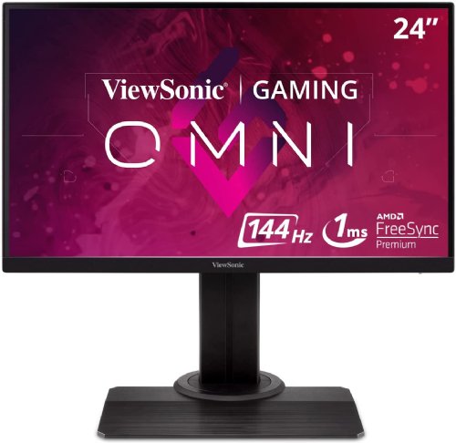 ViewSonic XG2405 24 Inch 1080p 1ms 144Hz Frameless IPS Gaming Monitor with FreeSync Premium Eye Care Advanced Ergonomics Mode HDMI and DisplayPort for Esports...