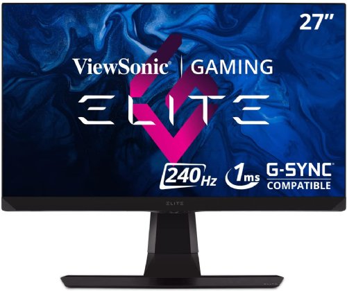 ViewSonic Elite XG270 27" 1080p 1ms 240Hz IPS G-SYNC Compatible Gaming Monitor with Elite Design Enhancements and Advanced Ergonomics for Esports, Black...