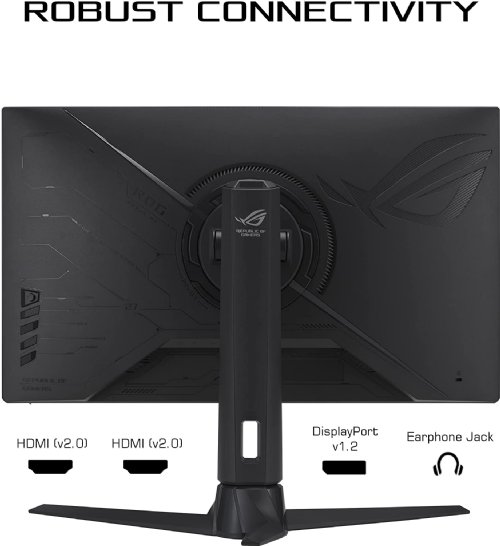 ASUS ROG Strix 27in 1080P Gaming Monitor (XG276Q) - Full HD, IPS, 170Hz, 1ms, FreeSync Premium, DisplayPort, HDMI, Tripod socket for Webcam, Display, HDR400...