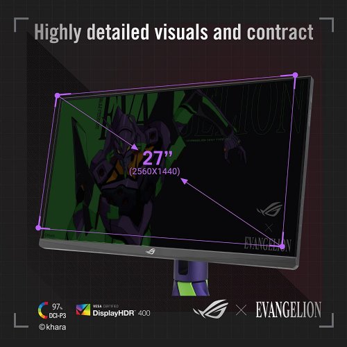 ASUS ROG Strix 27" 2K HDR Gaming Monitor, WQHD (2560 x 1440), Fast IPS, 270Hz, 0.5ms, Extreme Low Motion Blur Sync, G-SYNC Compatible, DisplayHDR 400, Eye Care, DisplayPort...