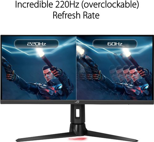 ASUS ROG Strix 29.5 21:9 HDR Gaming Monitor (XG309CM) - WFHD (2560 x 1080), Fast IPS, 220Hz, 1ms, FreeSync Premium, Tripod socket for streaming, USB Type-C, KVM support...