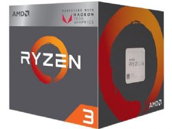 AMD Ryzen 3 3200G, with Wraith Stealth Cooler, Radeon RX Vega 8 Graphics, 4 cores, 4 Threads, 65 Watts, AM4 Socket, 6MB Cache, 4000MHZ, Retail Box (YD3200C ...
