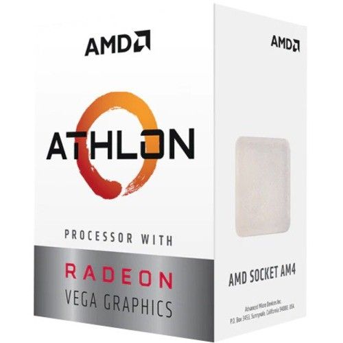 AMD Athlon 3000G Vega3 2/4 35W AM4 5MB max 3500MHZ, Multipack (YD3000C6FHMPK) ...