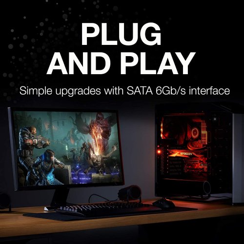 Seagate FireCuda 120 SSD 2TB Internal Solid State Drive, SATA 6Gb/s 3D TLC for Gaming PC Laptop...(ZA2000GM1A001)