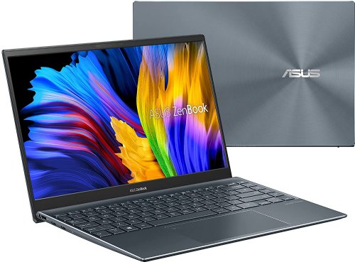 ASUS ZenBook 14 Ultra-Slim Laptop 14" Full HD Display, Pine Grey, AMD Ryzen 5 5600H 3.3GHz, 8GB LPDDR4X, 512GB PCIe SSD, 14.0FHD (1920 x 1080), AMD Radeon Vega 7 Graphics...