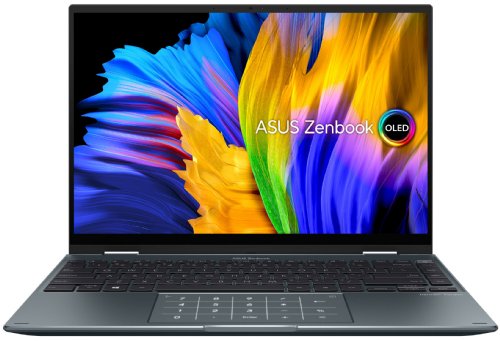 ASUS Zenbook 14 Flip OLED 14.0" 2.8K (2880 x 1800) Laptop, Intel Core i5-1135G7 2.4 GHz, 16GB LPDDR4, 512GB PCIe SSD, Touch Screen, Intel Iris Xe, Wi-Fi 6(802.11ax), BT5.0...