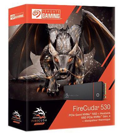 Seagate Firecuda 530 SSD, 1TB, M.2 2280 with Heatsink, 7,300MB/s,  PCIe Gen4 X4 NVMe 1.4, 5 Year Limited Warranty, Included 3 Year  Data Recovery...(ZP1000GM3A023)